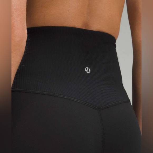 NWT Lululemon Align Super-High-Rise Ribbed-Trim Tight 28" size 0 - Picture 4 of 12